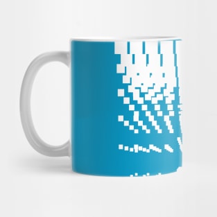 Blue Geometric galaxy pattern Mug